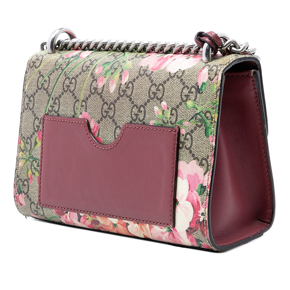 Pre-Loved Gucci Small GG Supreme Blooms Padlock Crossbody - Picture 2 of 7